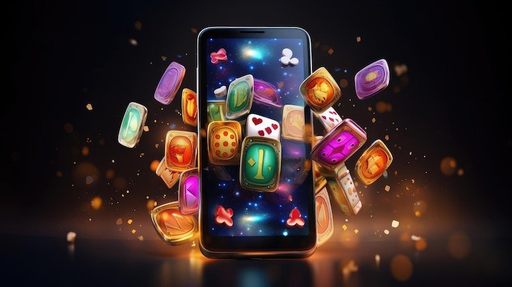 Modern smartphone displaying bat222 mobile interface with live casino and slots entertainment